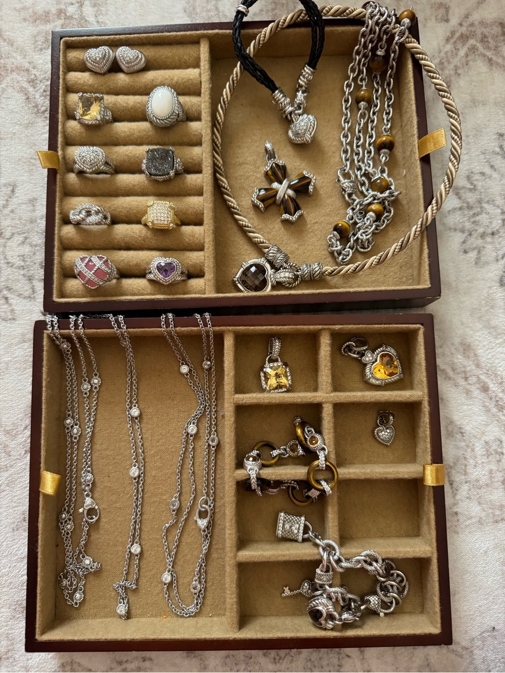 Judith Ripka Sterling silver cz jewelry assortment! - items are sold separately - Picture 4 of 14